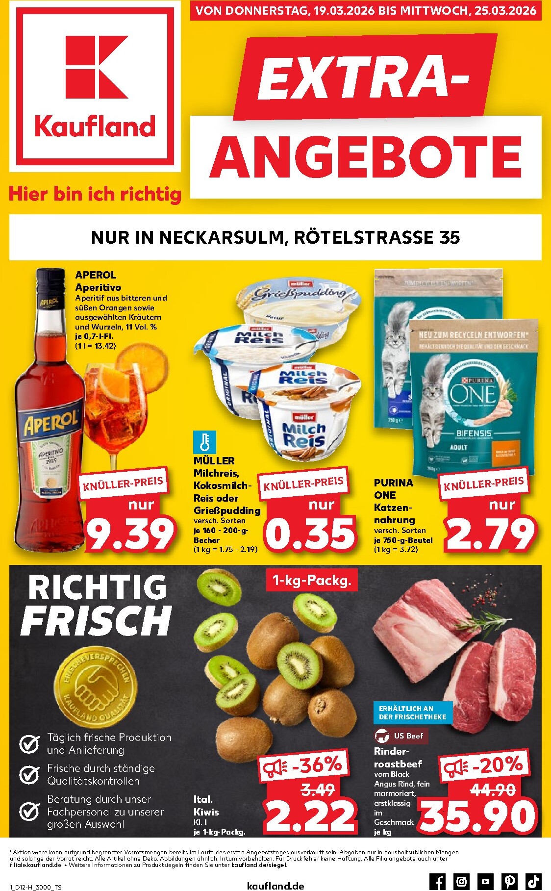 Kaufland - Neckarsulm-Prospekt gültig vom 19.03.2026 bis 25.03.2026
