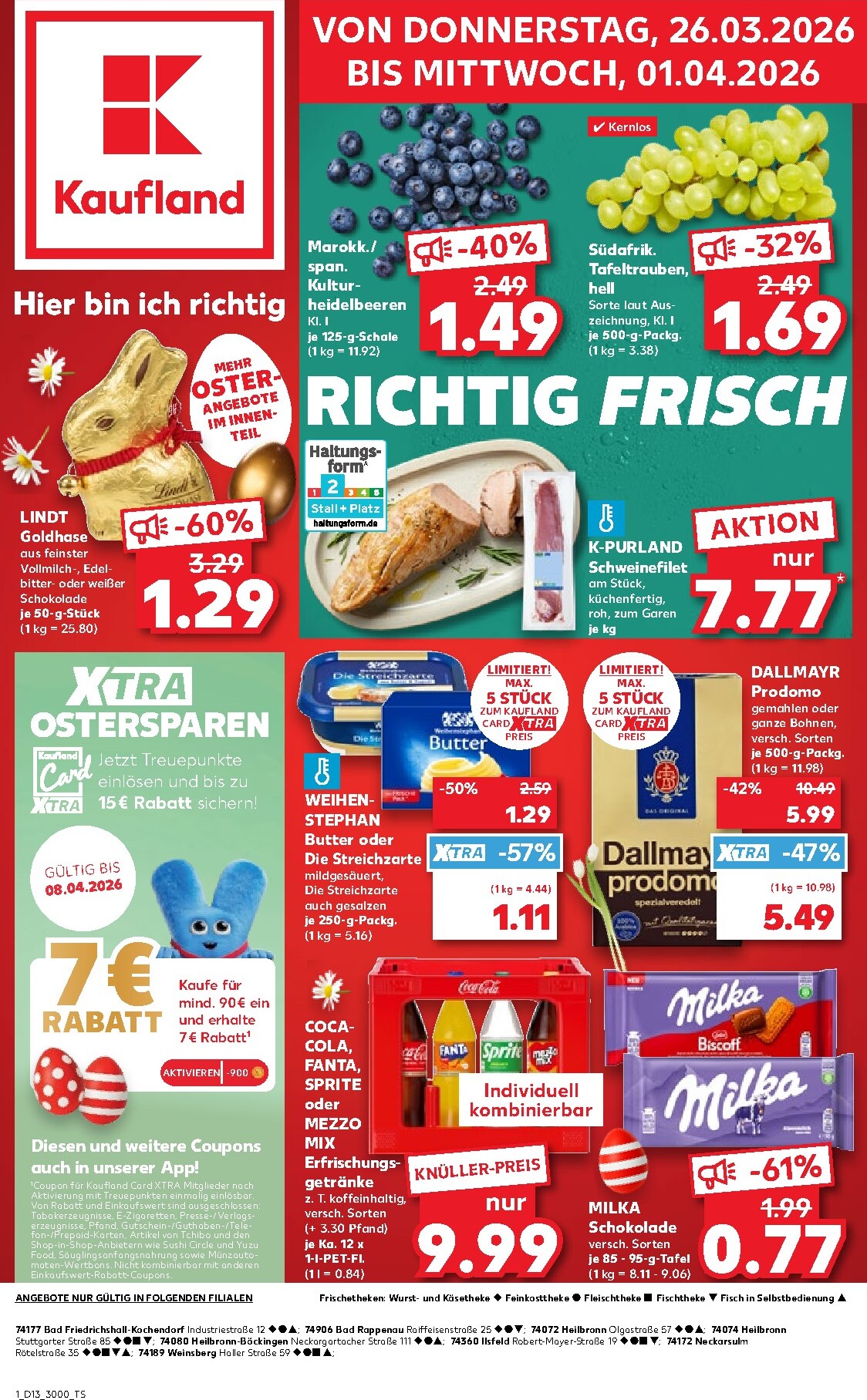 Kaufland-Prospekt gültig vom 26.03.2026 bis 01.04.2026
