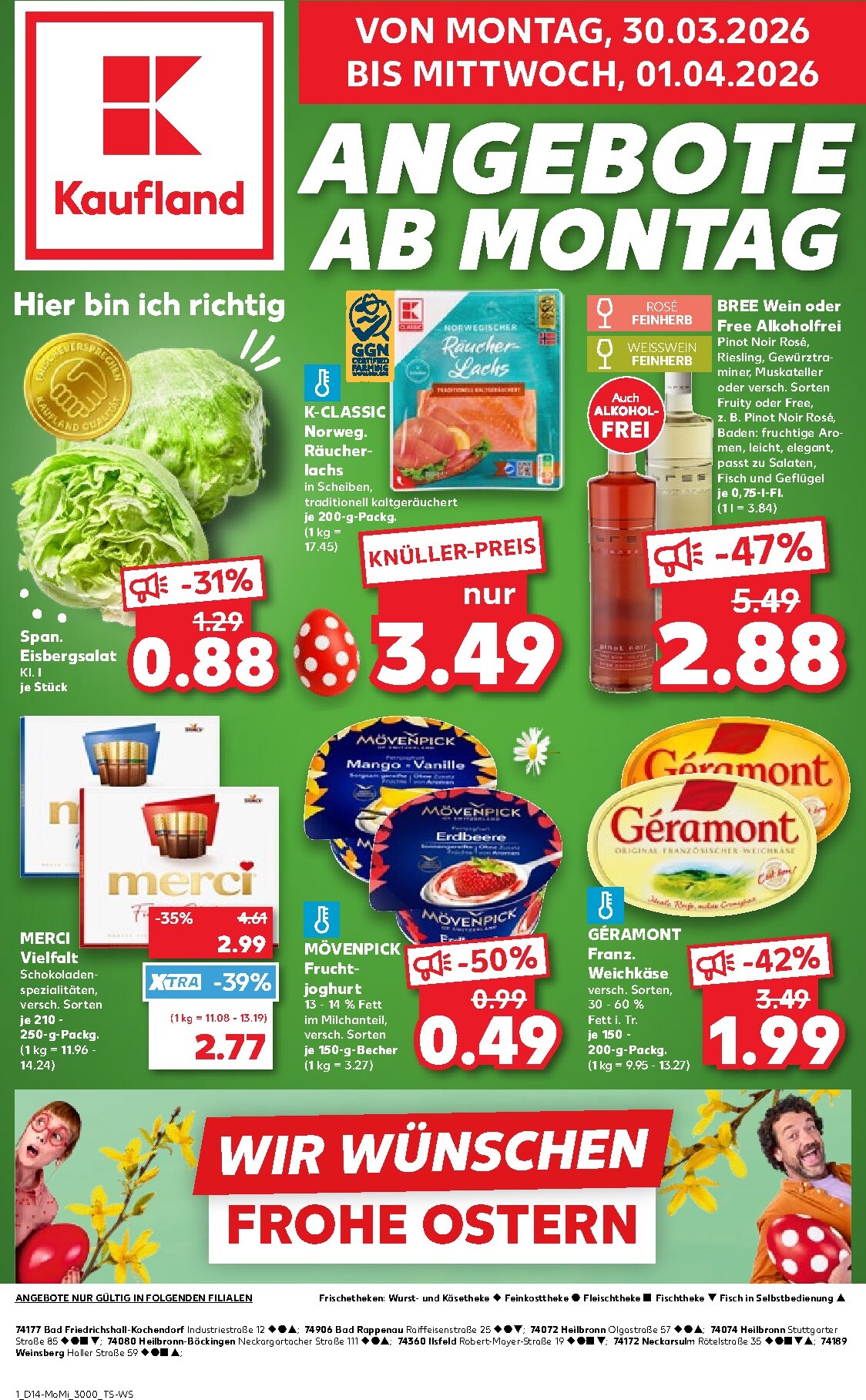 Kaufland - Angebote ab Montag-Prospekt gültig vom 30.03.2026 bis 01.04.2026