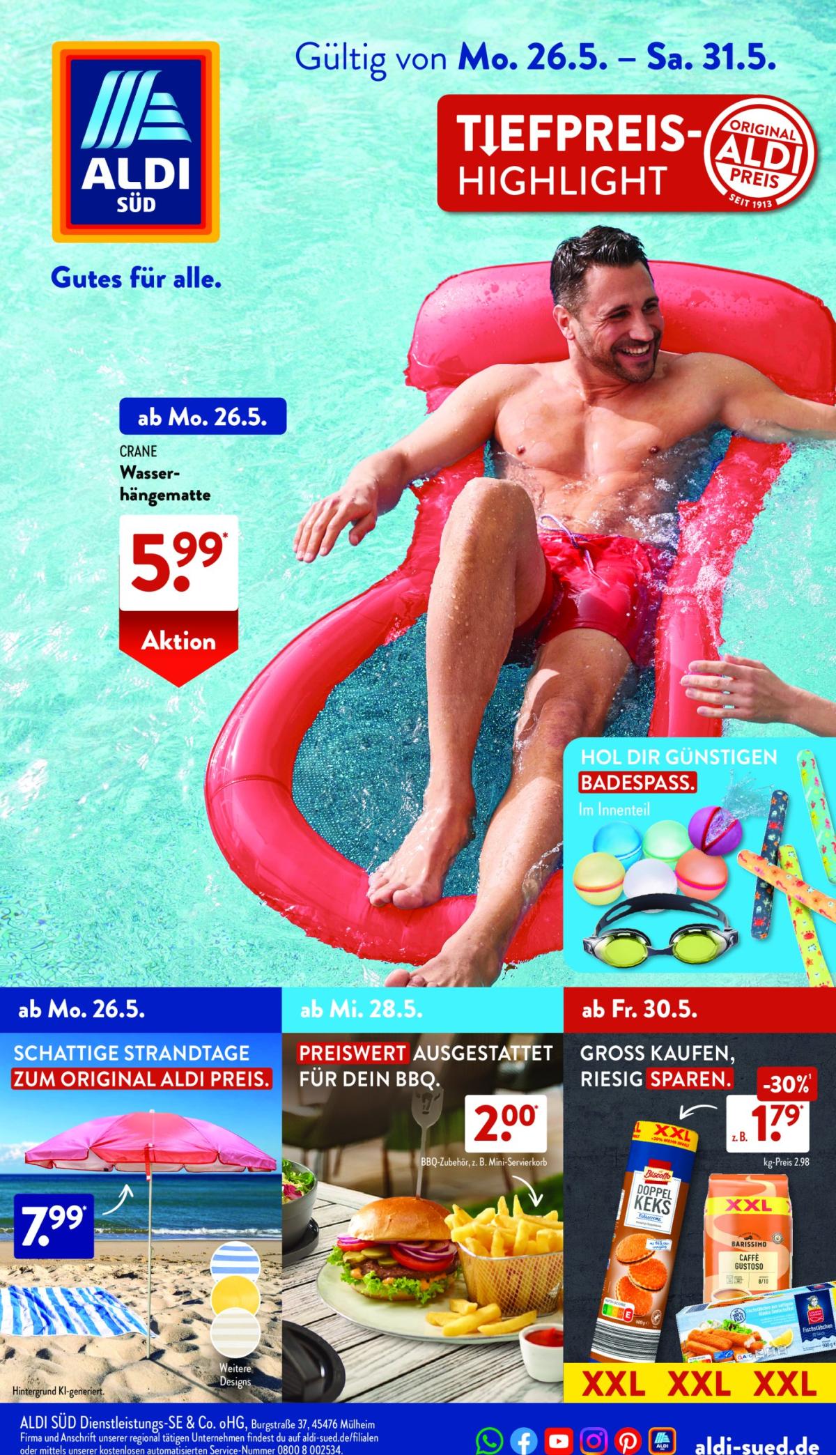 ALDI SÜD-Prospekt gültig von 26.05. bis 31.05.