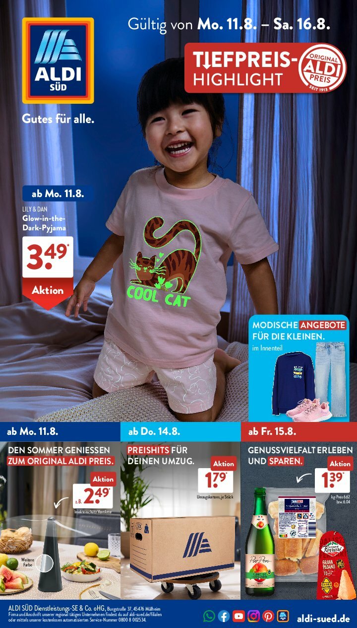ALDI SÜD-Prospekt gültig vom 11.08. bis 16.08.