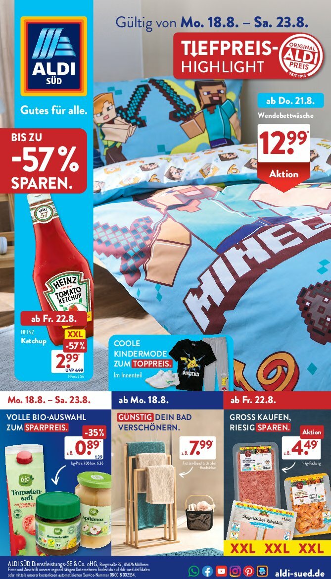 ALDI SÜD-Prospekt gültig vom 18.08. bis 23.08.