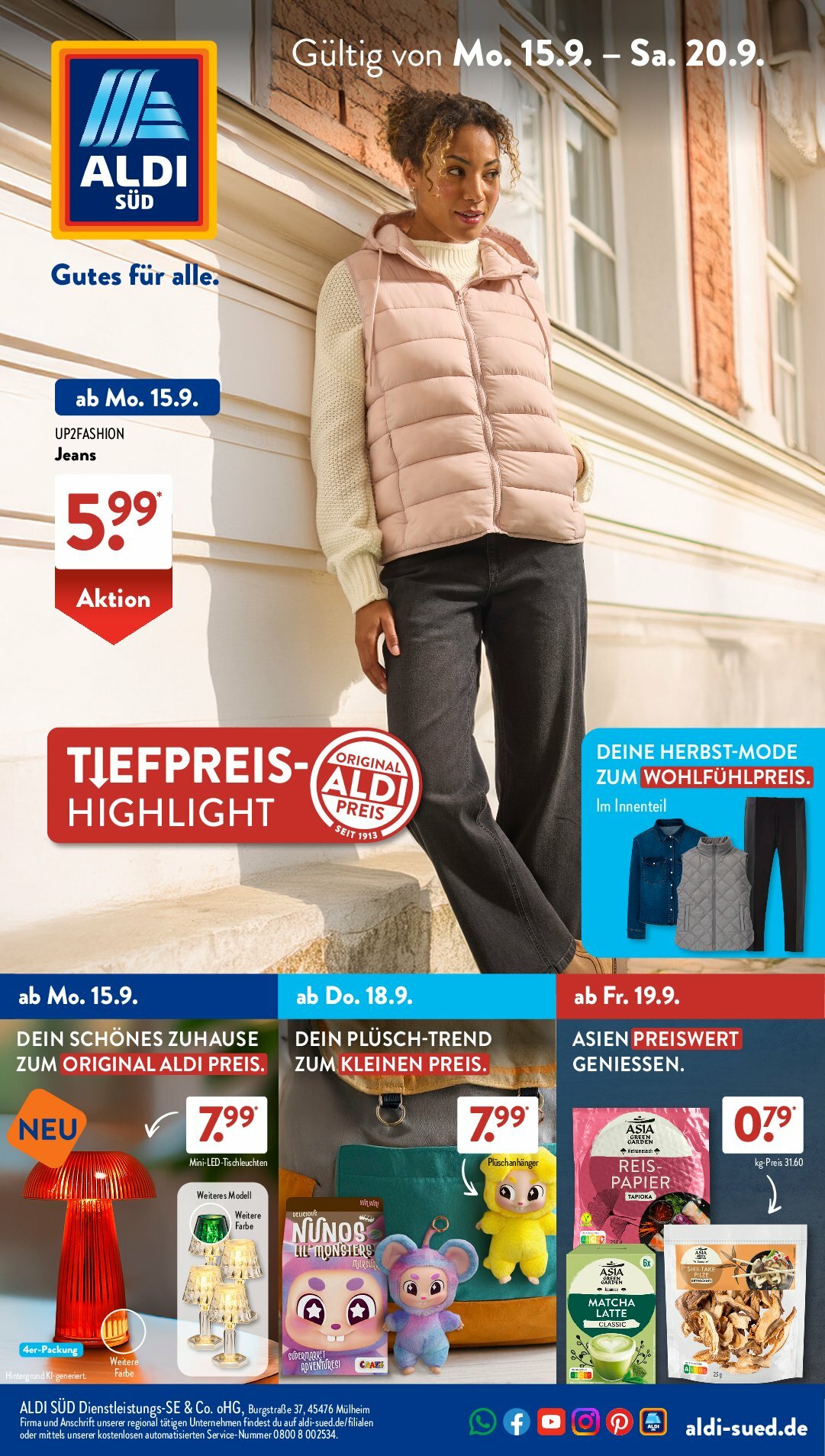 ALDI SÜD-Prospekt gültig vom 15.09. bis 20.09.