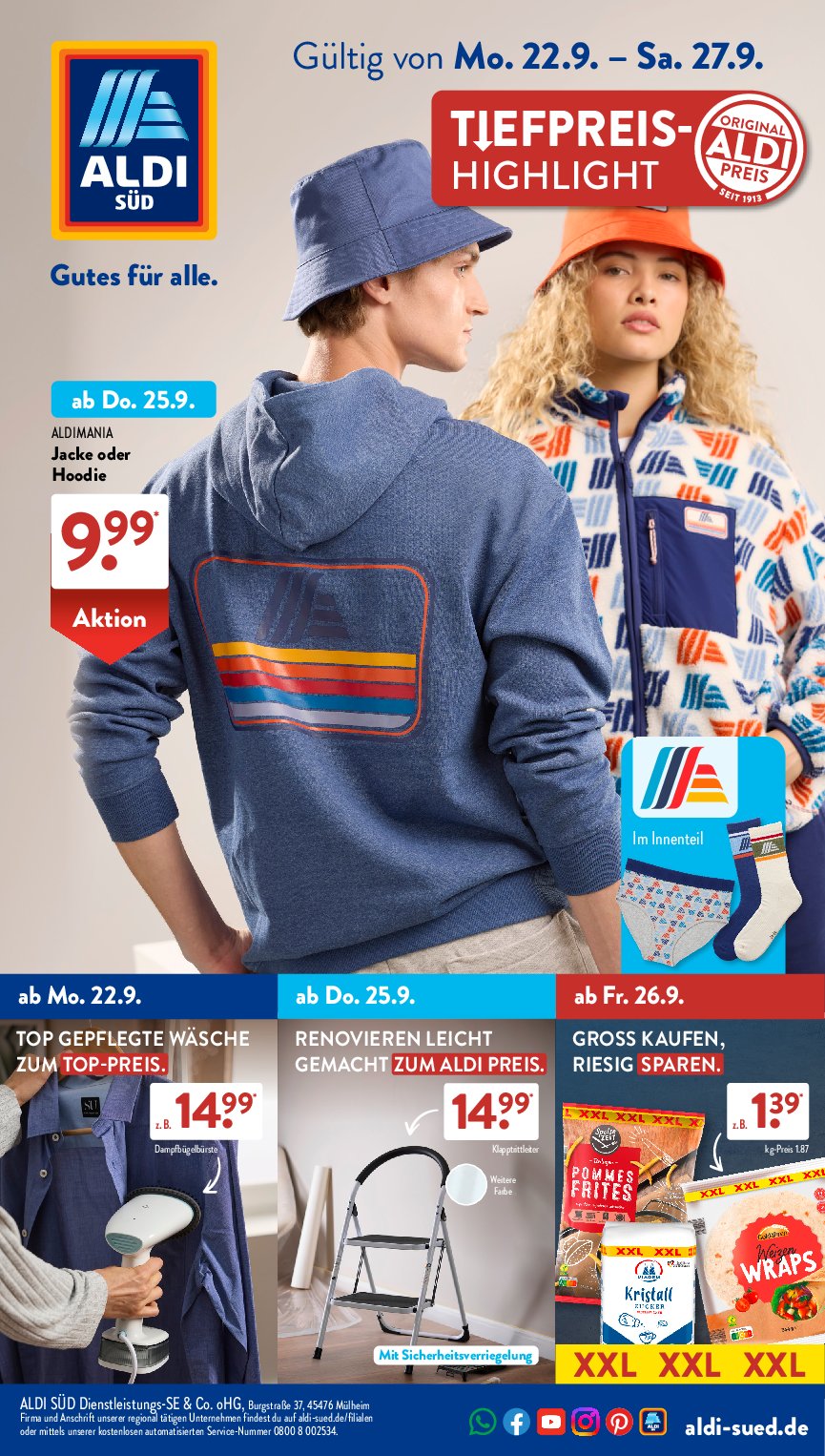 ALDI SÜD-Prospekt gültig vom 22.09. bis 27.09.