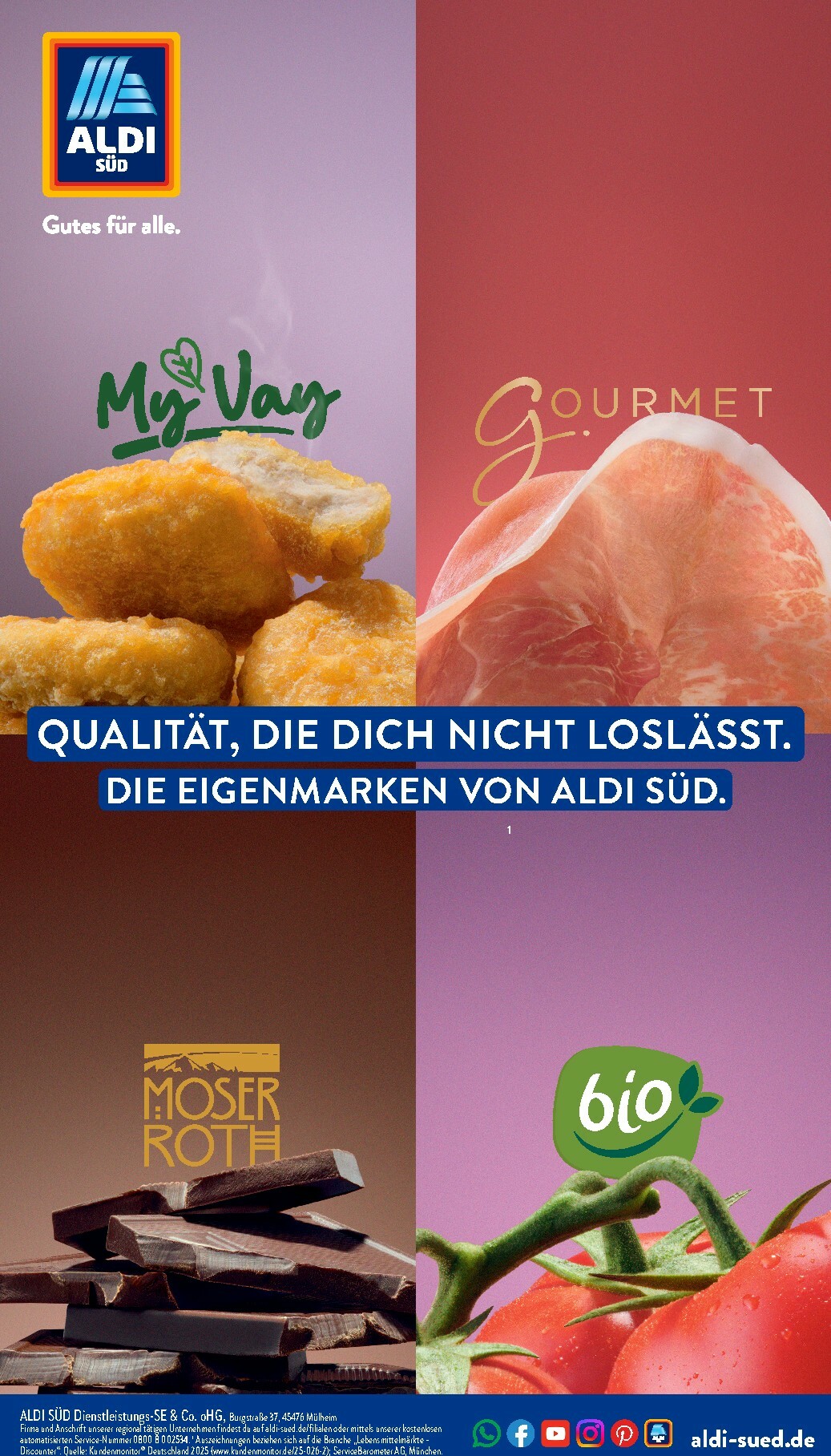 ALDI SÜD - Eigenmarken-Prospekt gültig vom 11.10. bis 31.12.