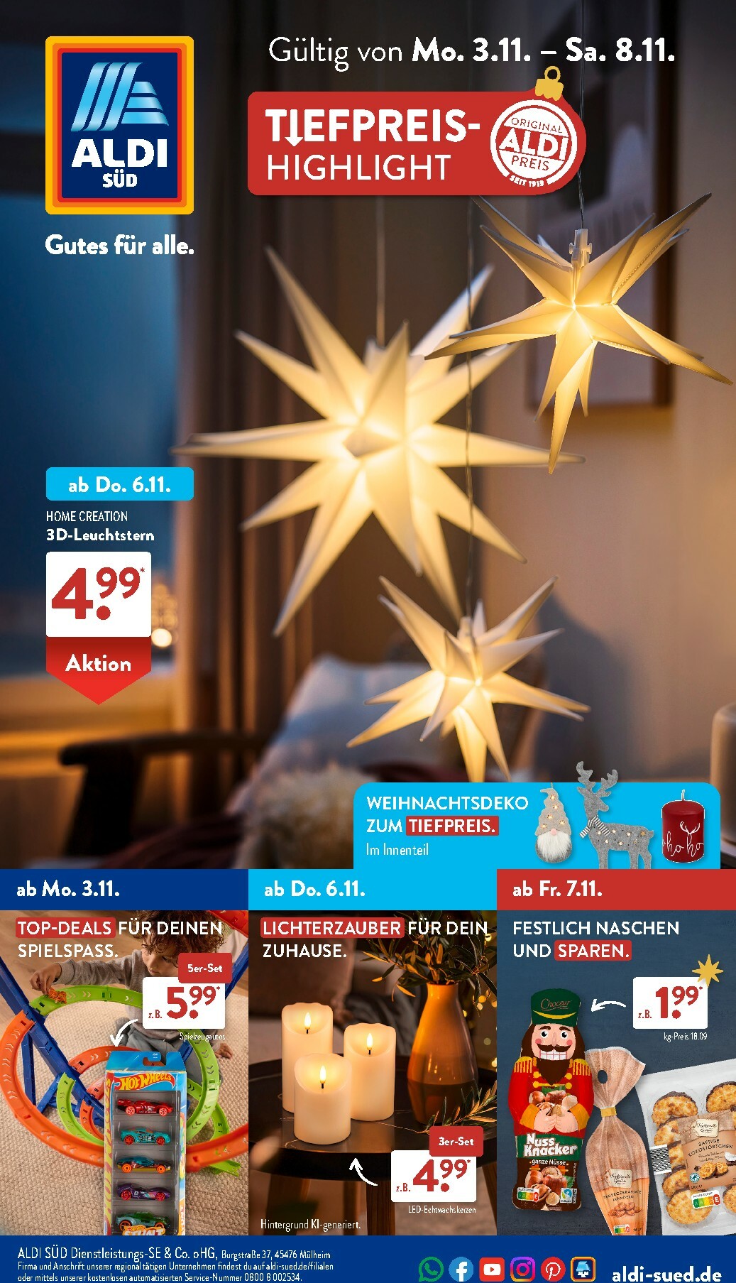 ALDI SÜD-Prospekt gültig vom 03.11. bis 08.11.