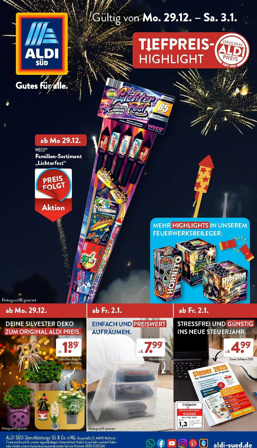 ALDI SÜD-Prospekt gültig vom 29.12. bis 03.01.