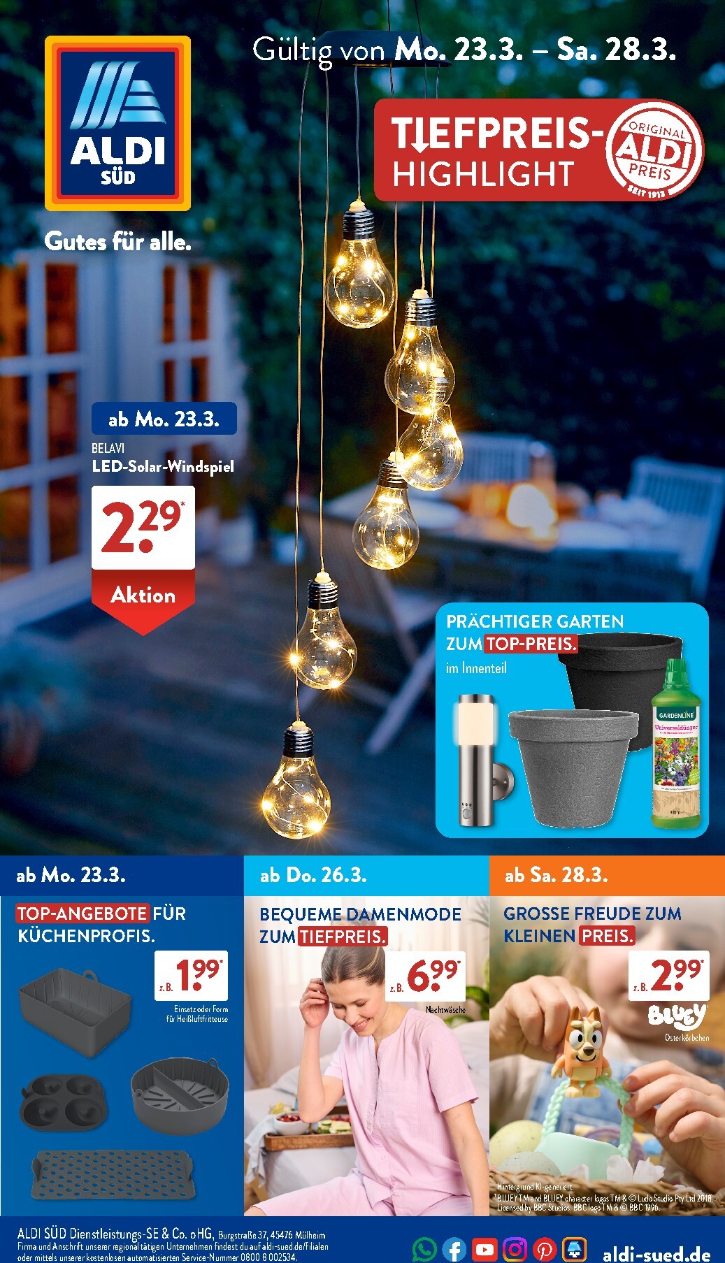 ALDI SÜD-Prospekt gültig vom 23.03.2026 bis 28.03.2026