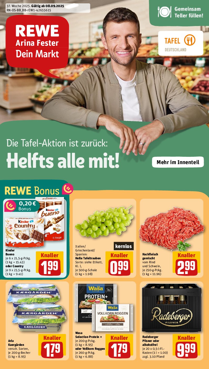 Rewe-Prospekt gültig vom 08.09. bis 14.09.
