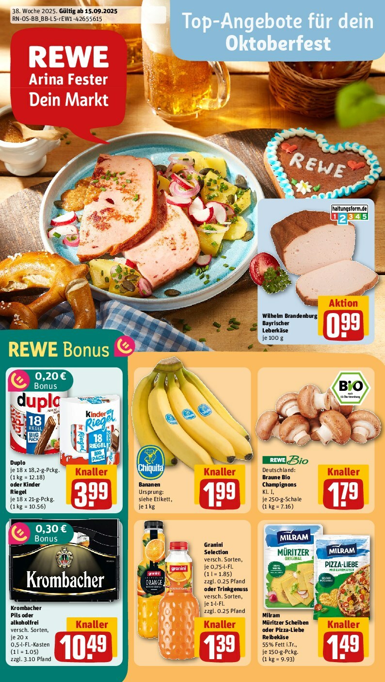 Rewe-Prospekt gültig vom 15.09. bis 20.09.
