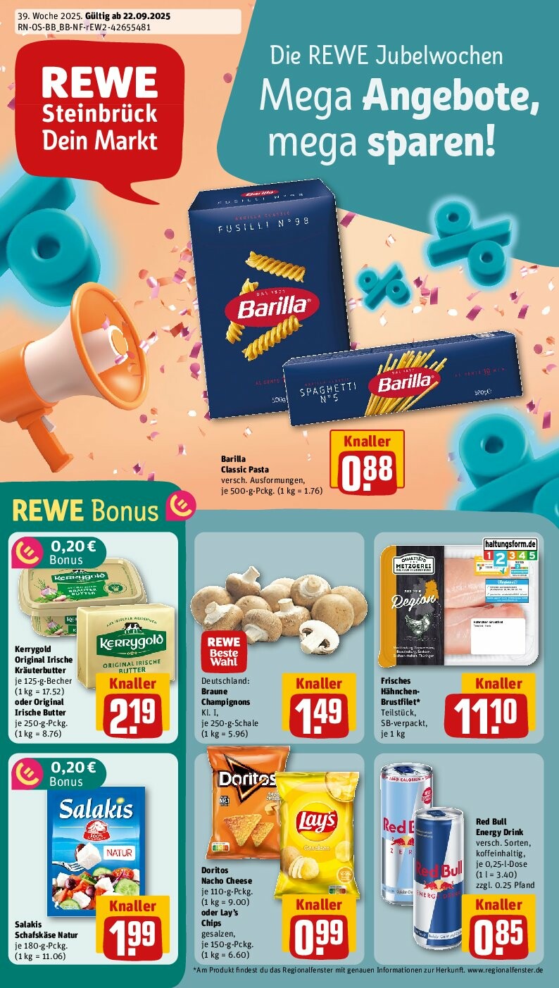 Rewe-Prospekt gültig vom 22.09. bis 27.09.