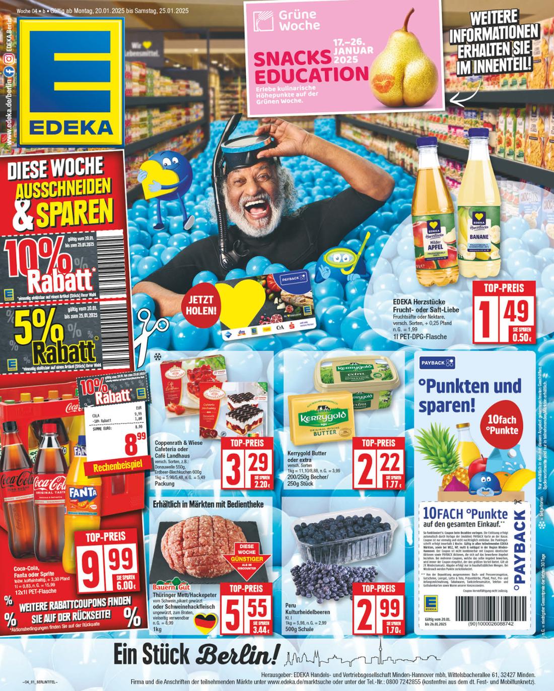 Edeka-Prospekt gültig von 20.01. bis 25.01.