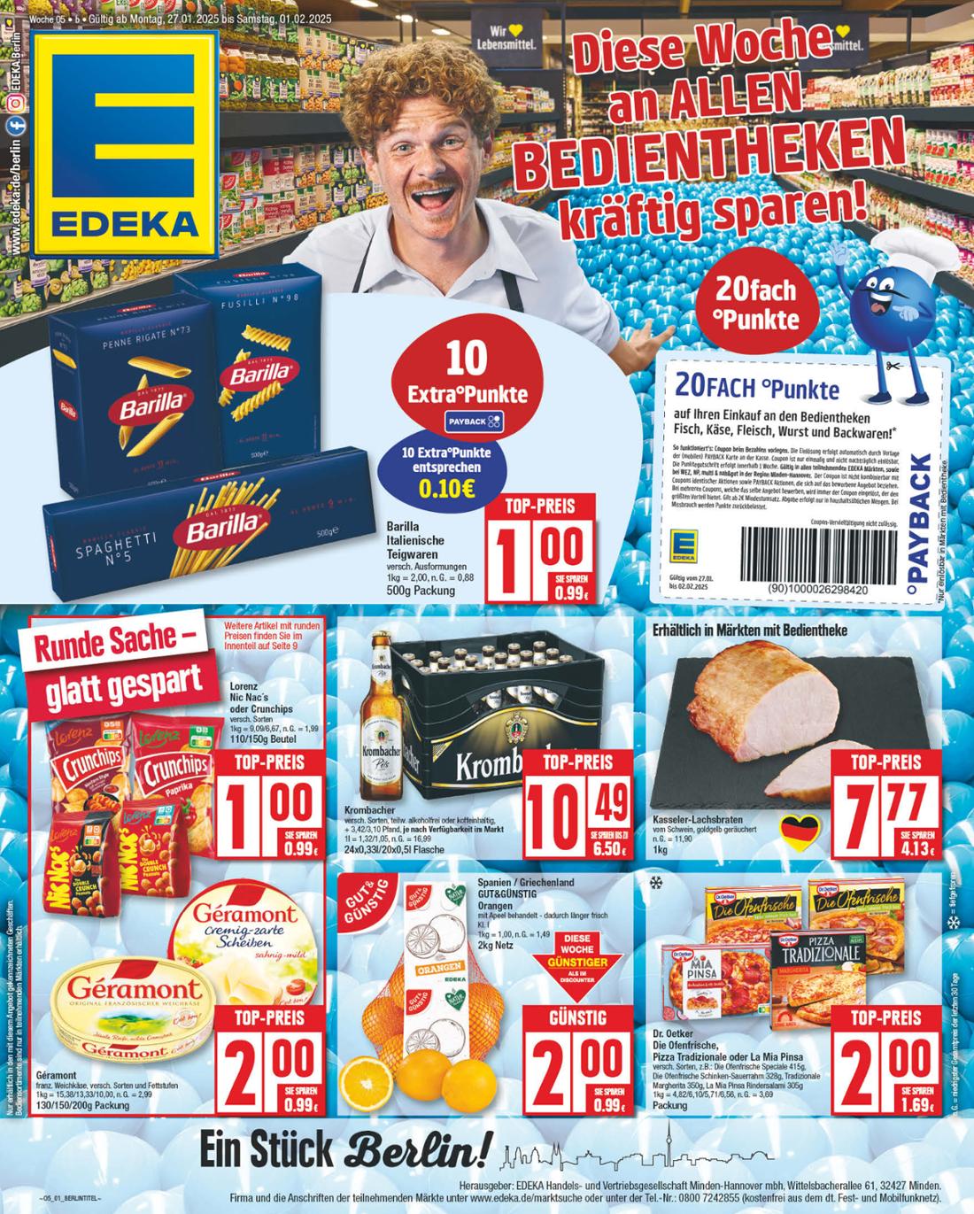 Edeka-Prospekt gültig von 27.01. bis 01.02.