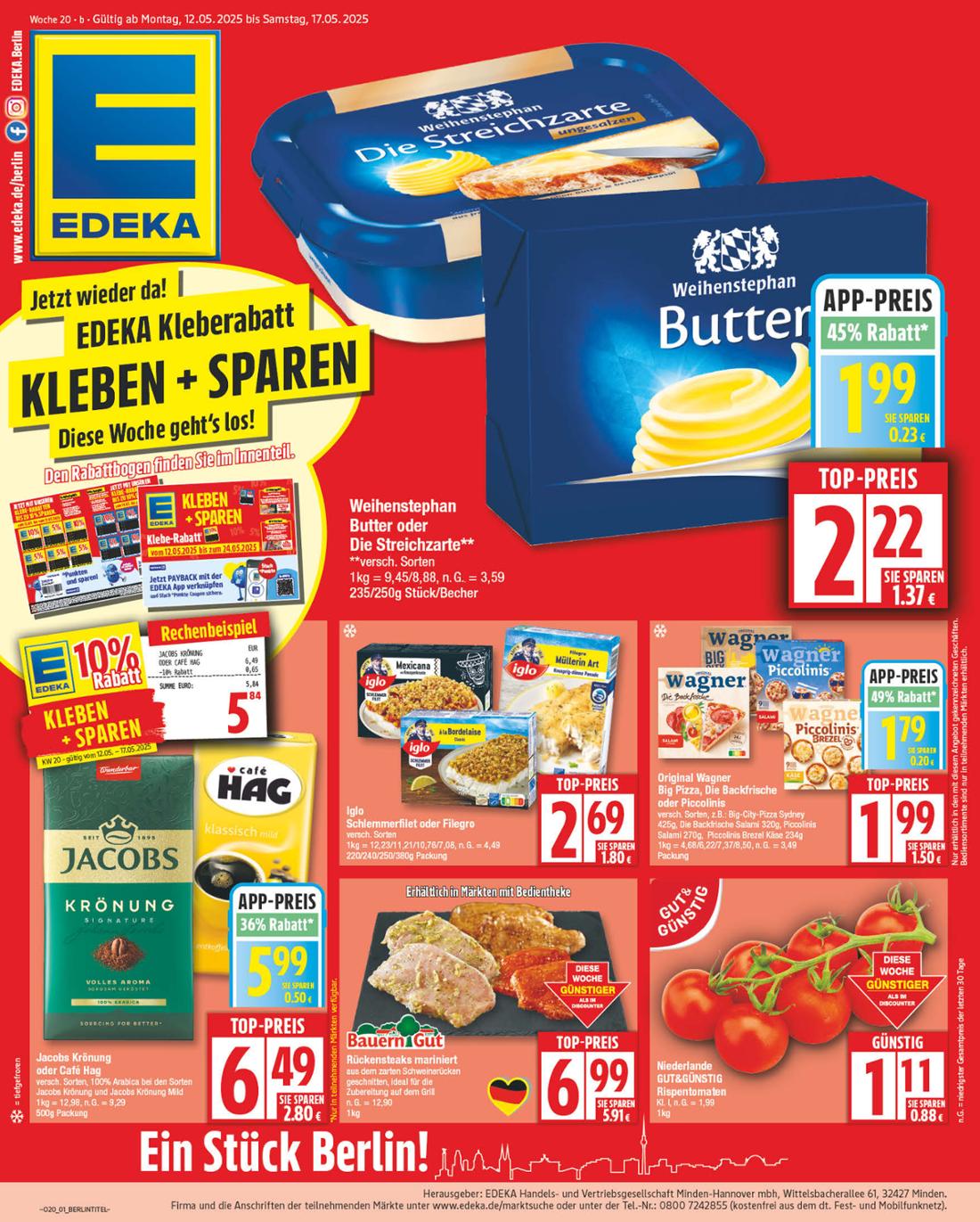 Edeka-Prospekt gültig von 12.05. bis 17.05.