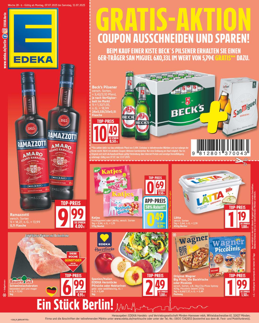 Edeka-Prospekt gültig vom 07.07. bis 12.07.
