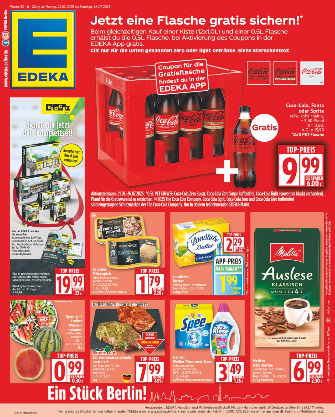 Edeka-Prospekt gültig vom 21.07. bis 26.07.