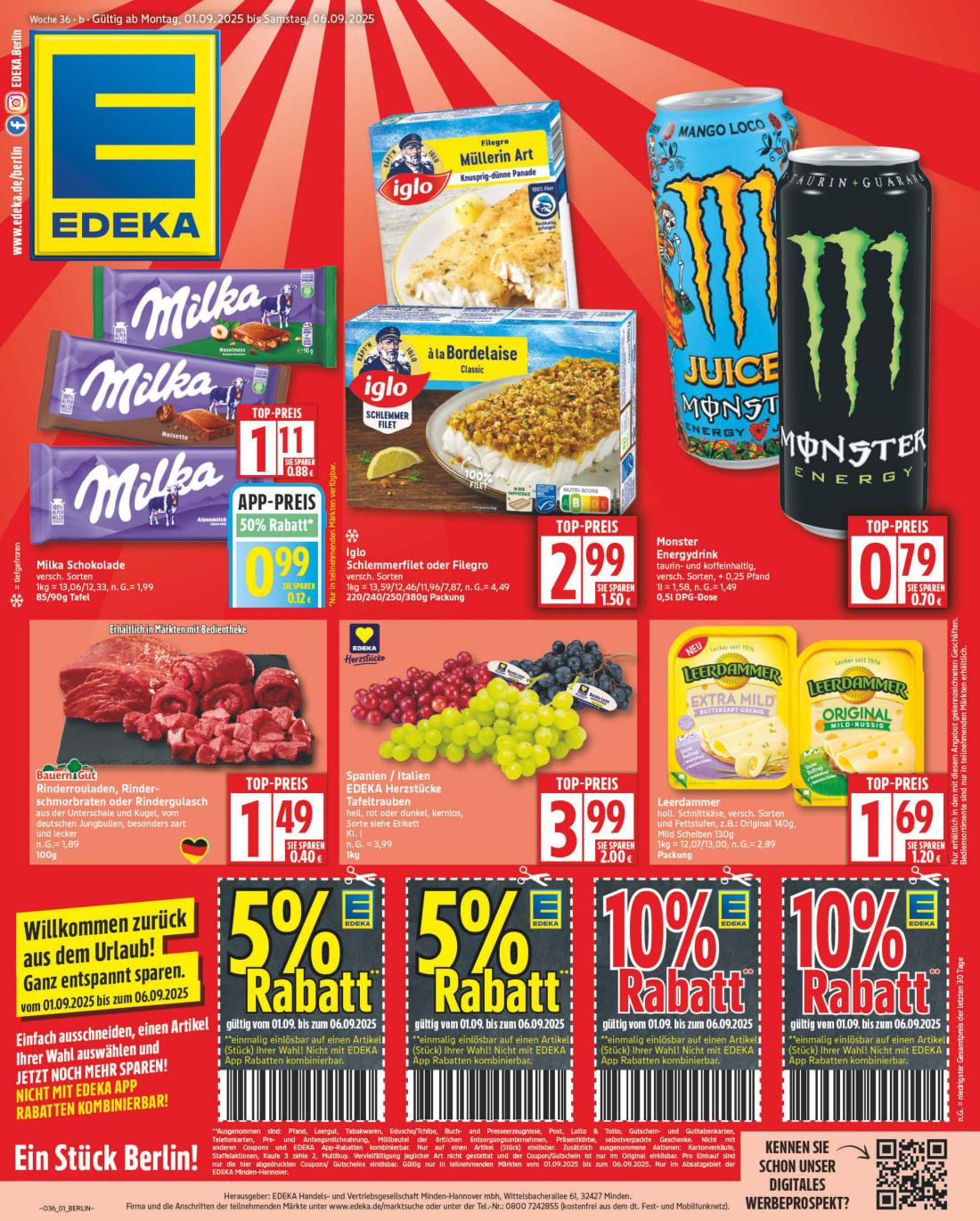 Edeka-Prospekt gültig vom 01.09. bis 06.09.