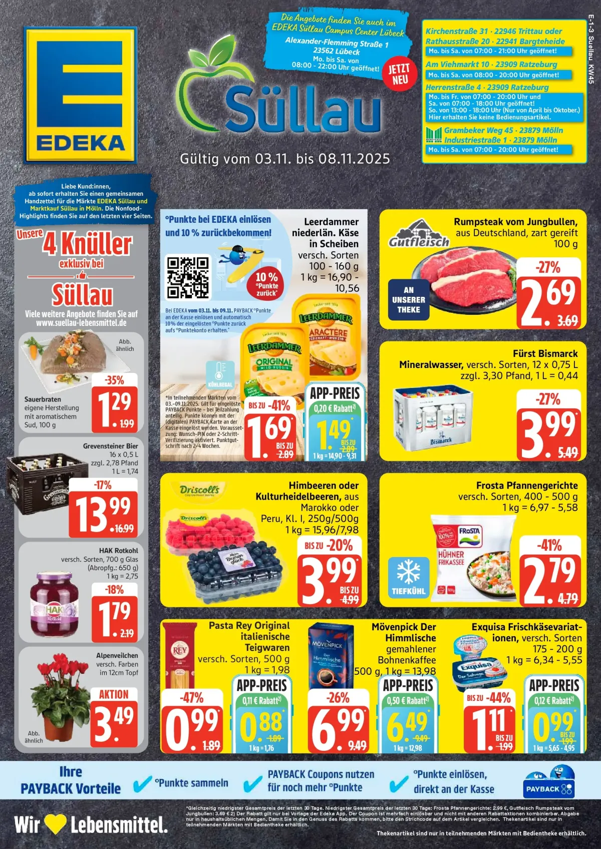 Edeka - Süllau-Prospekt gültig vom 03.11. bis 08.11.