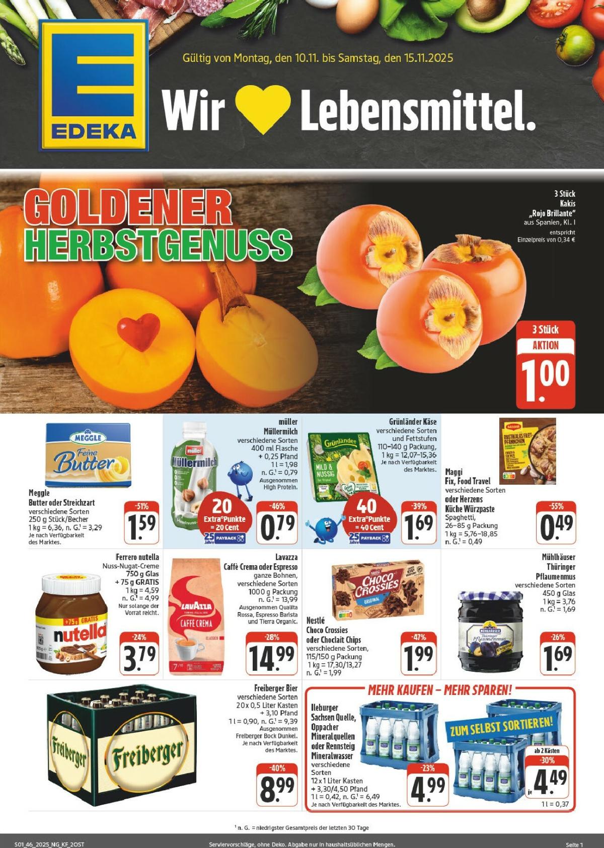 Edeka - Angebote-Prospekt gültig vom 10.11. bis 15.11.