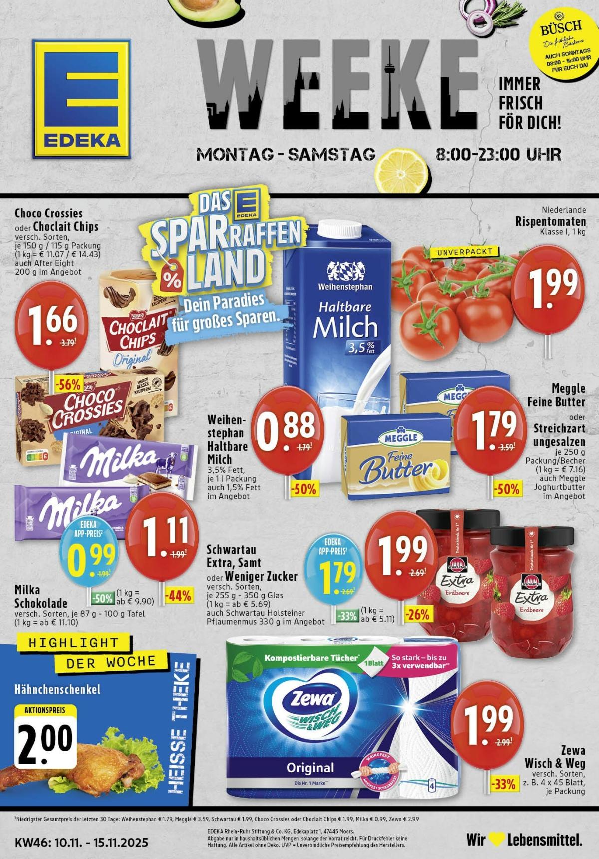 Edeka - Obst & Gemüse-Prospekt gültig vom 10.11. bis 15.11.