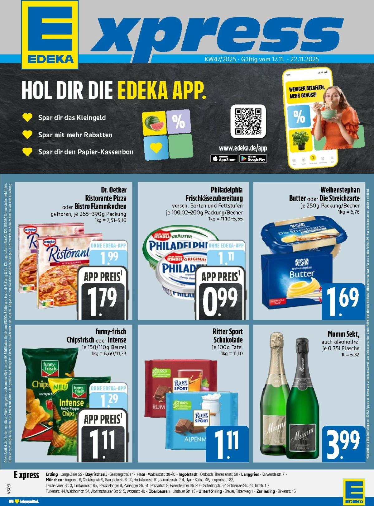Edeka Express-Prospekt gültig vom 17.11. bis 22.11.