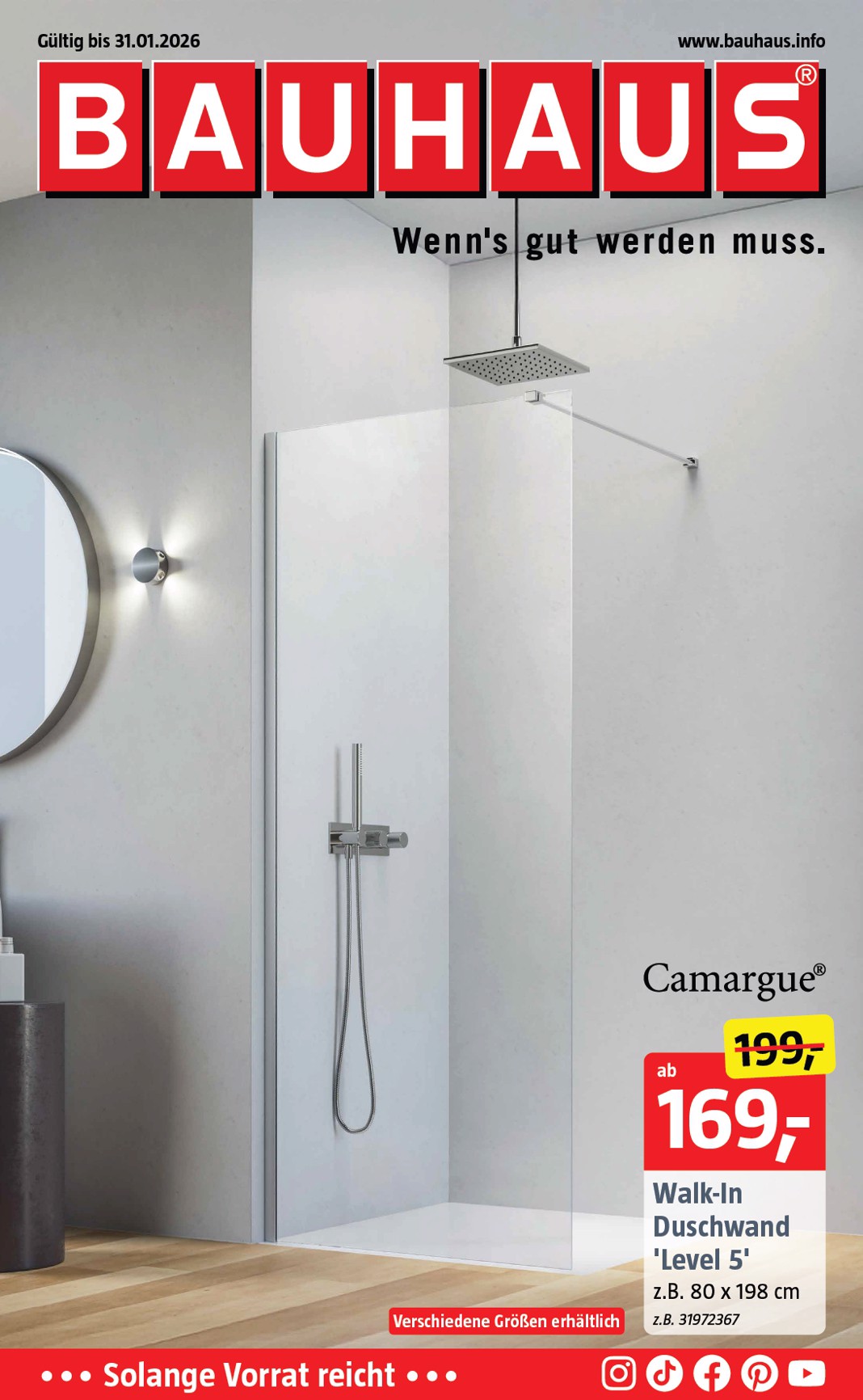 BAUHAUS-Prospekt gültig vom 03.01. bis 31.01.