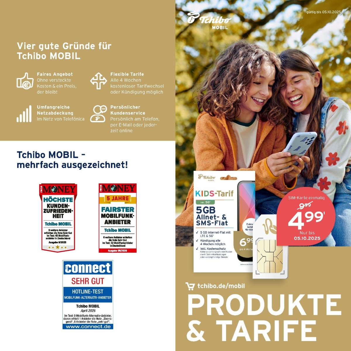 Tchibo - Mobil Flyer-Prospekt gültig vom 01.10. bis 05.10.