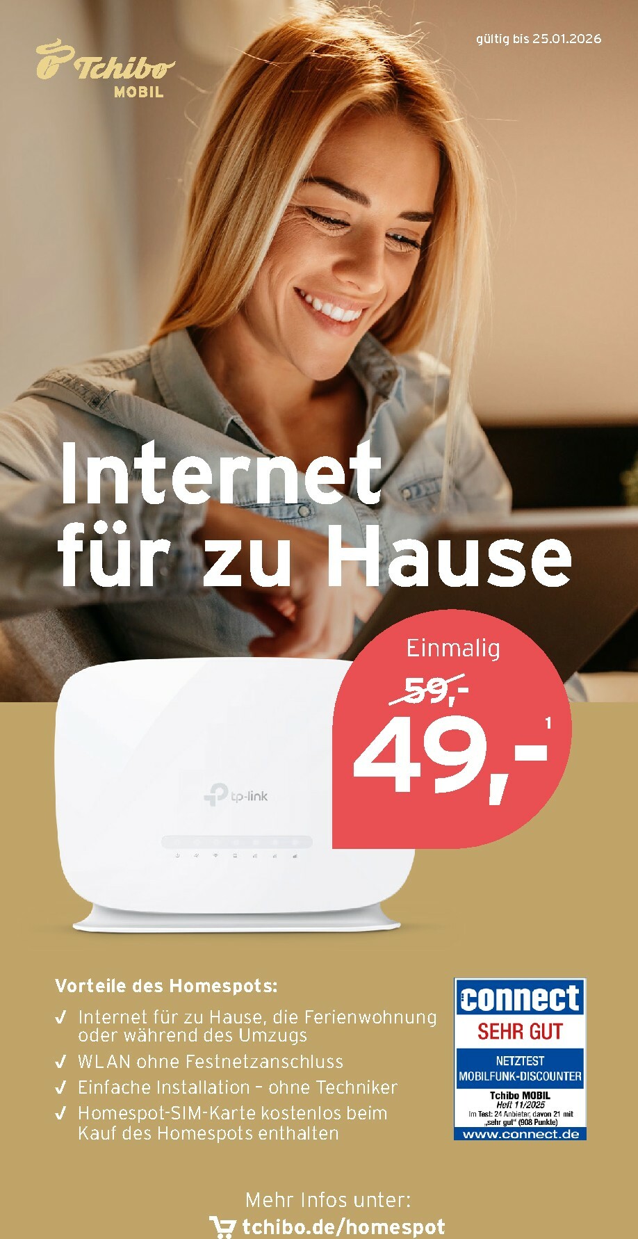 Tchibo - Mobil Flyer-Prospekt gültig vom 31.12. bis 25.01.