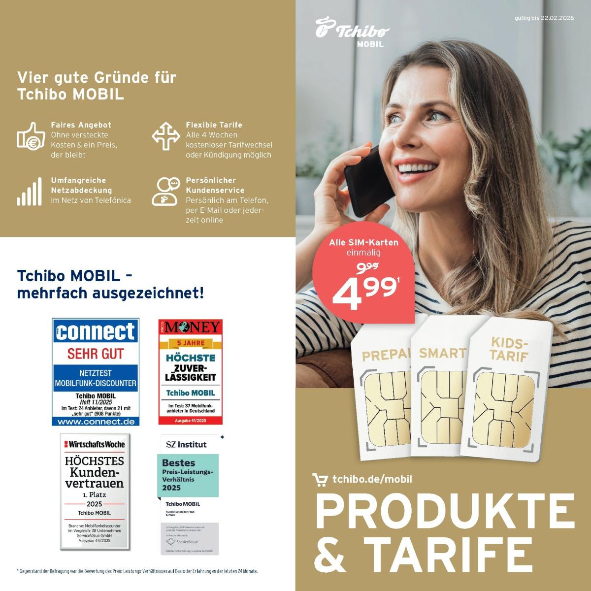 Tchibo - Mobil Flyer-Prospekt gültig vom 28.01. bis 22.02.