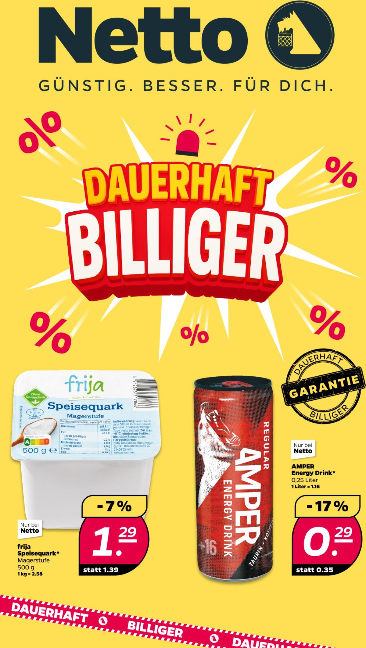 Netto - Dauerhaft Billiger-Prospekt gültig vom 06.06. bis 30.06.
