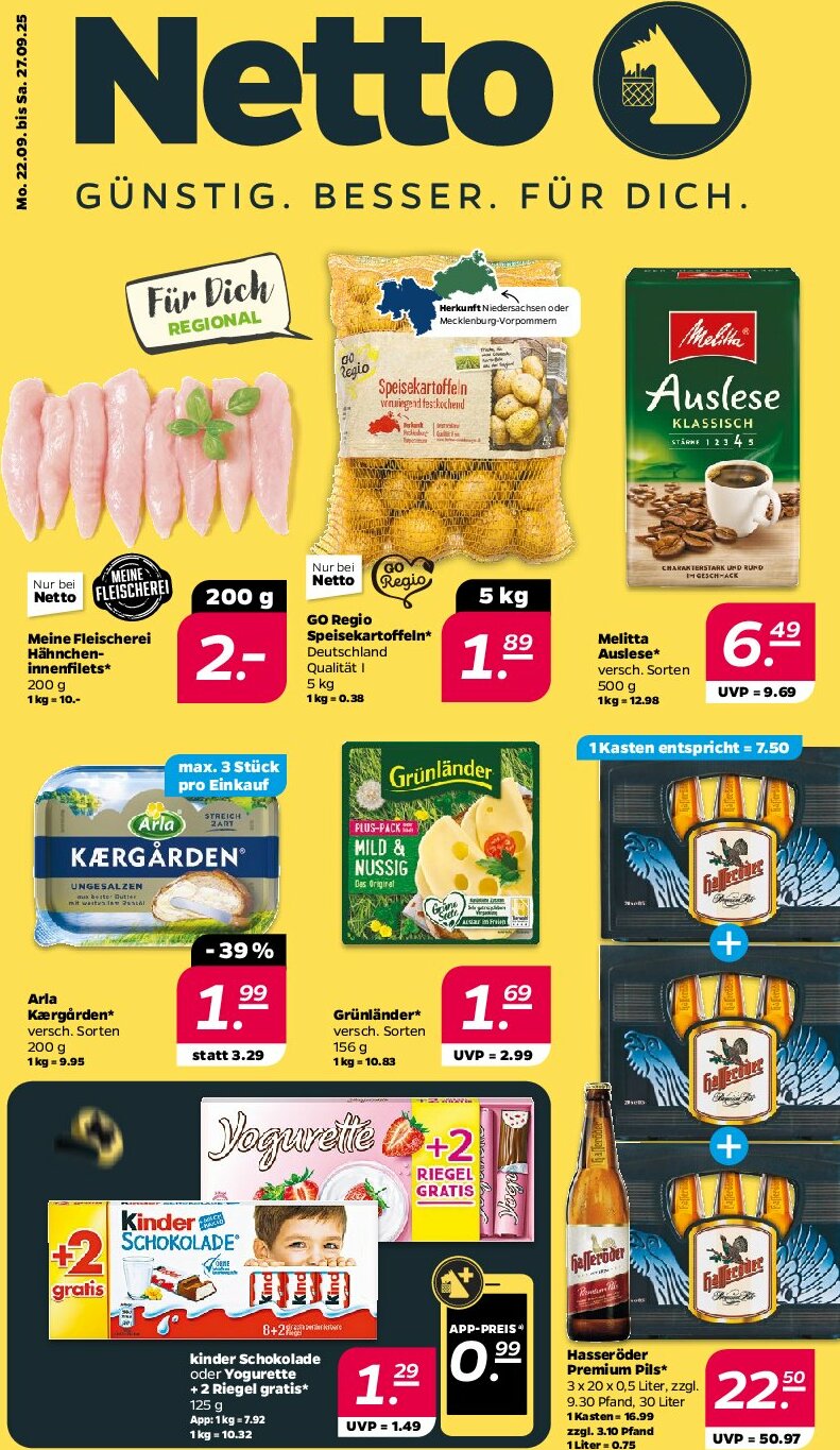 Netto-Prospekt gültig vom 22.09. bis 27.09.