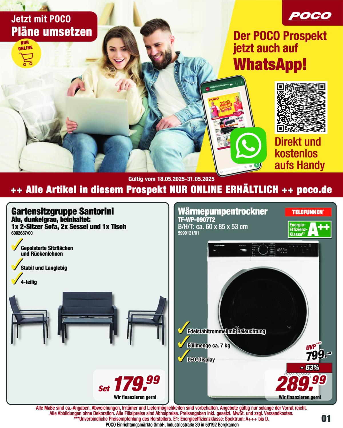 Poco - Online Angebote-Prospekt gültig von 18.05. bis 31.05.