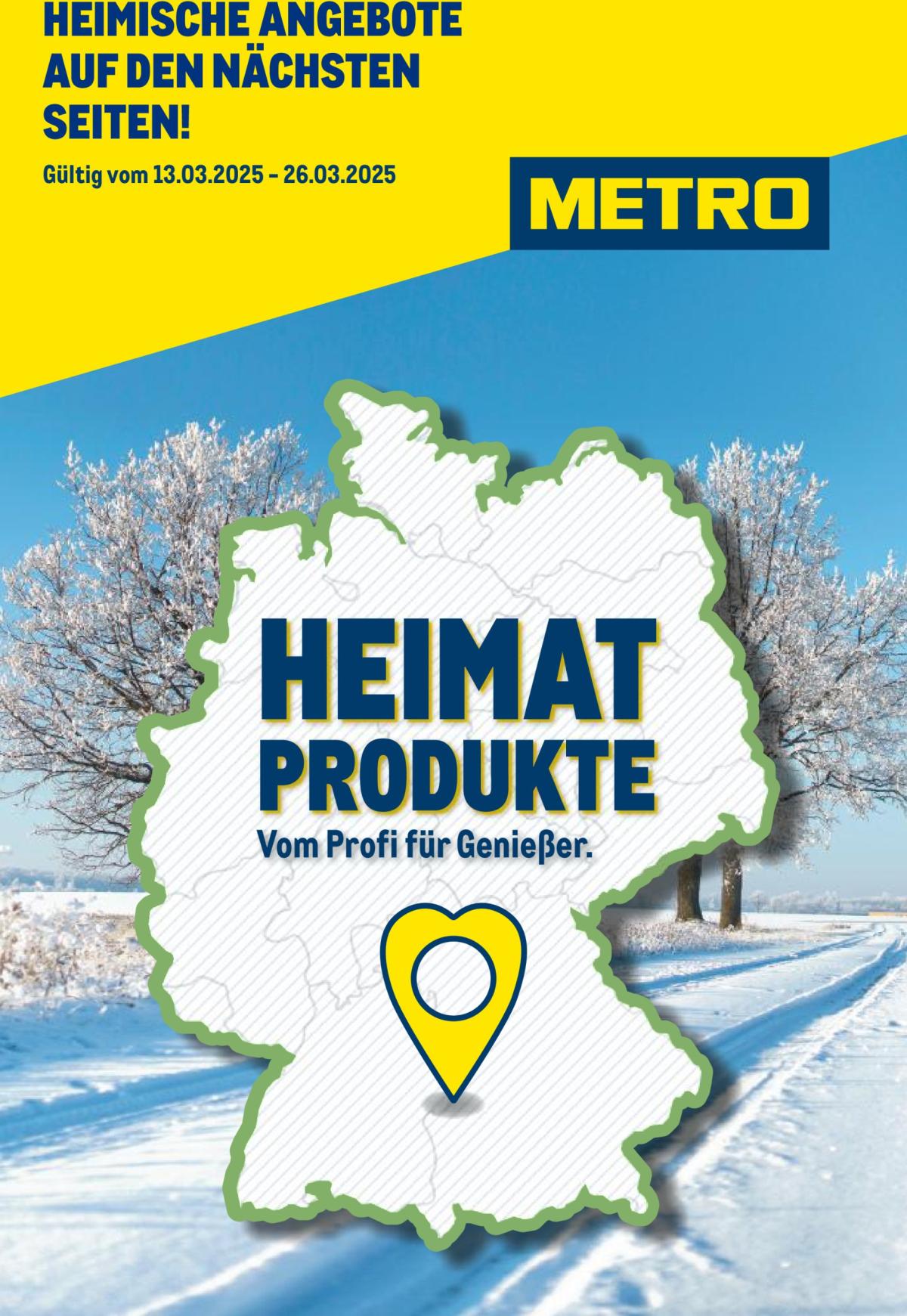 Metro - Regionaler Adresseinleger-Prospekt gültig von 13.03. bis 26.03.