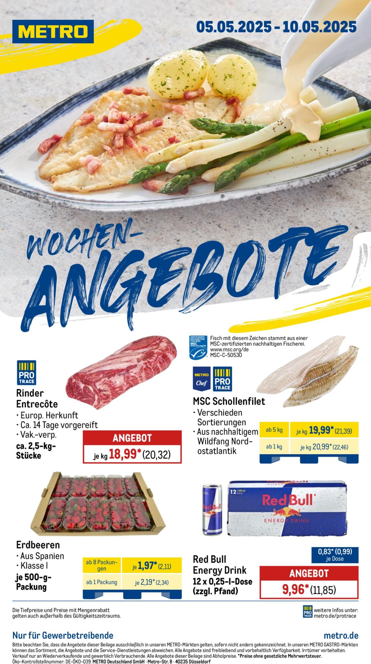 Metro - Wochen-Angebote-Prospekt gültig von 05.05. bis 10.05.