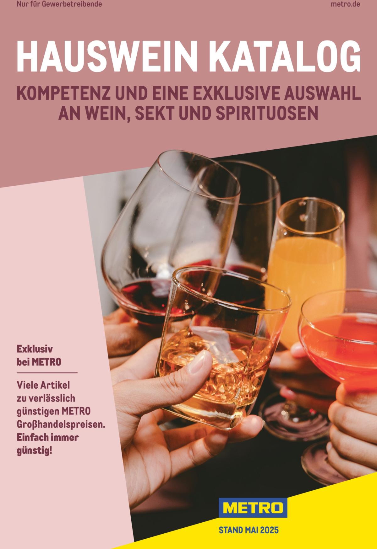 Metro - Hauswein-Katalog-Prospekt gültig von 01.05. bis 30.09.