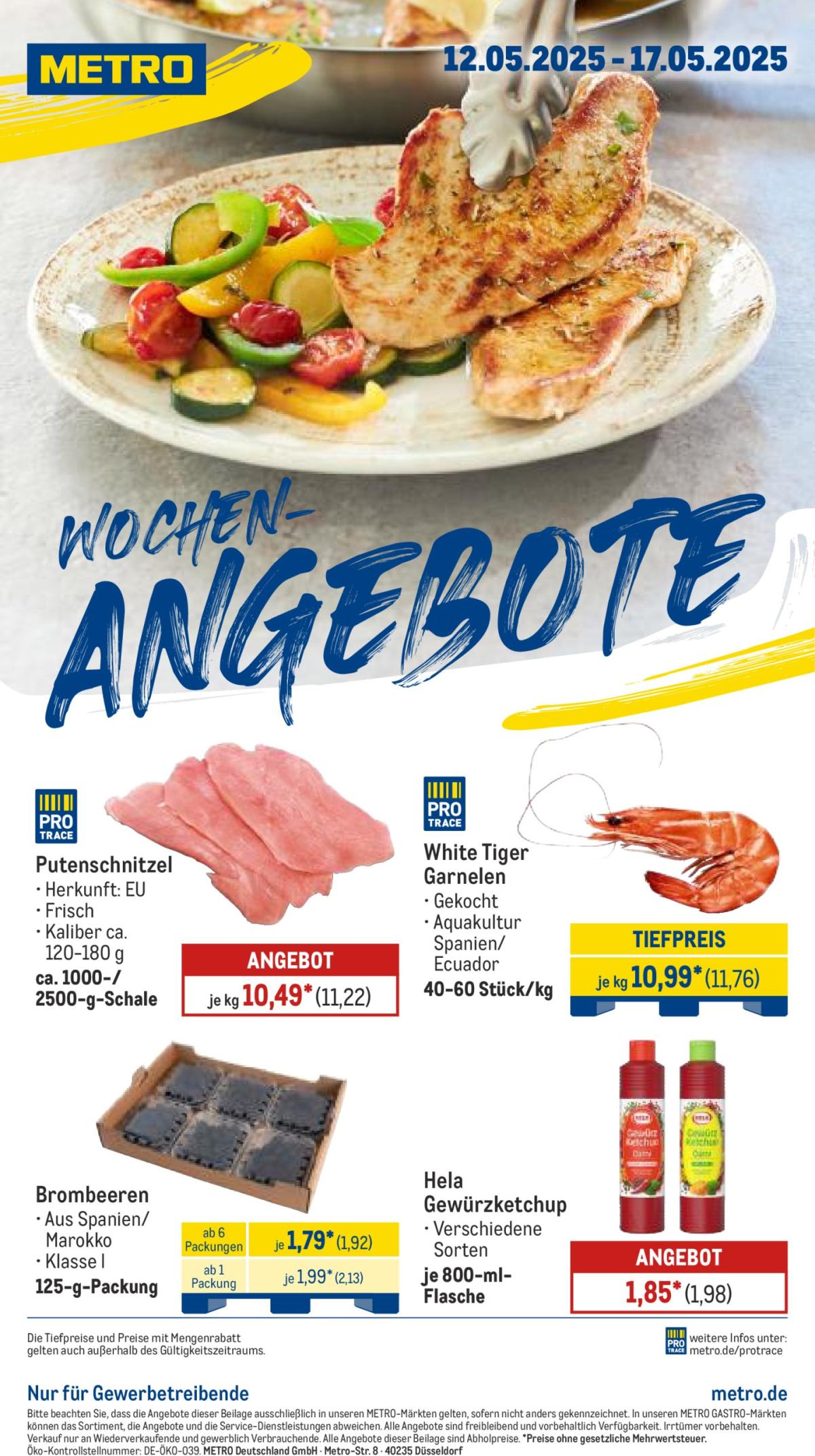 Metro - Wochen-Angebote-Prospekt gültig von 12.05. bis 17.05.