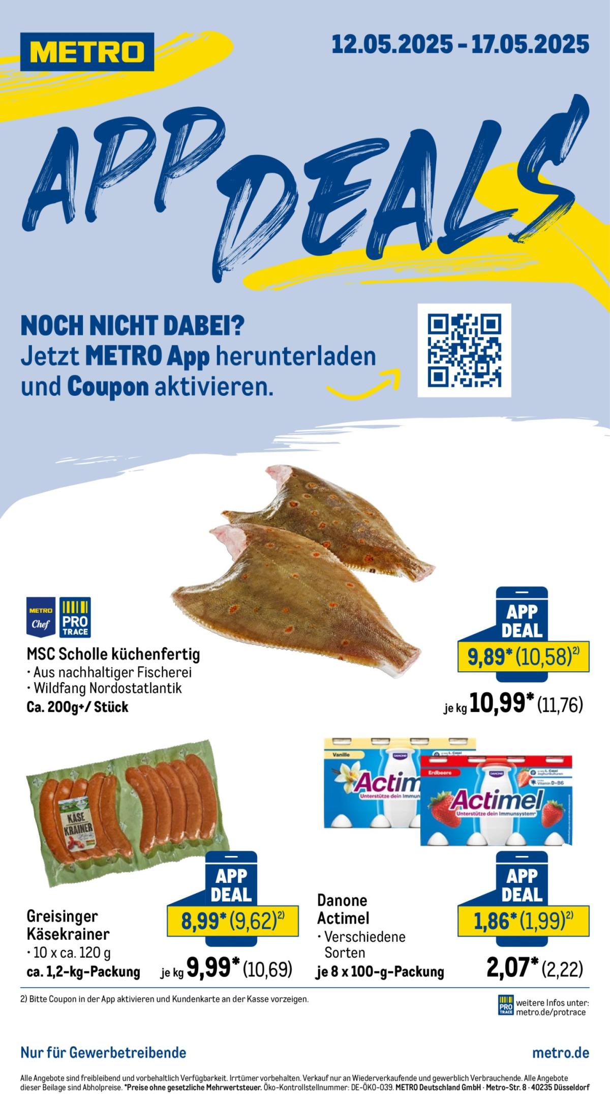 Metro - App Deals-Prospekt gültig von 12.05. bis 17.05.