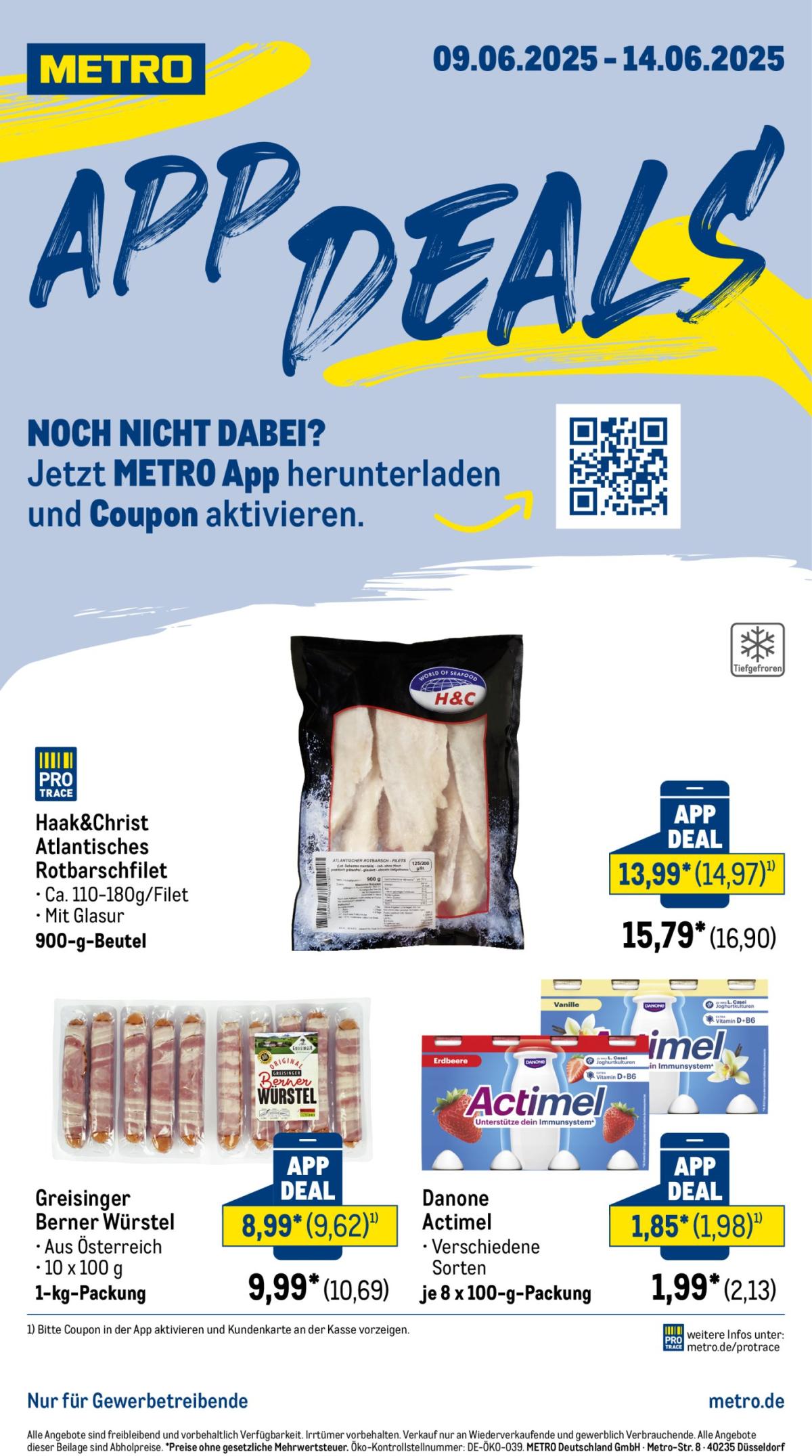 Metro - App Deals-Prospekt gültig vom 09.06. bis 14.06.