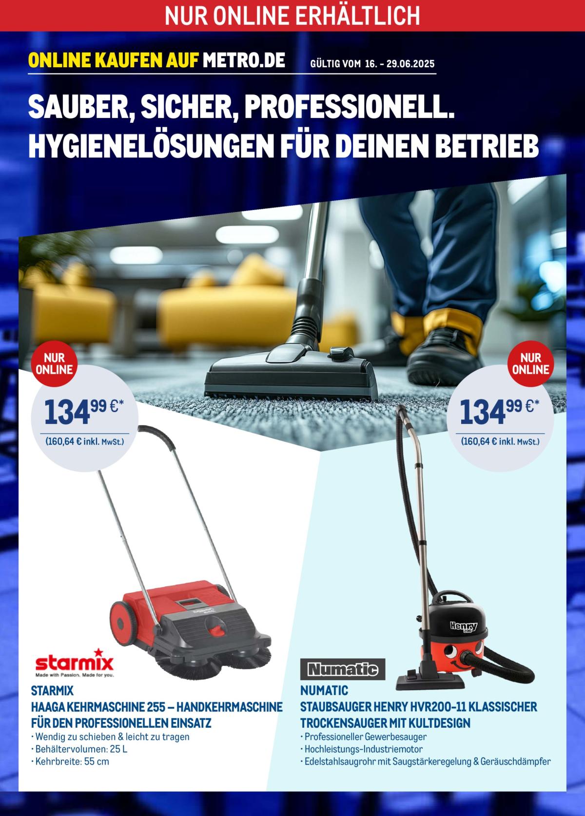 Metro - Online: Hygienelösungen-Prospekt gültig vom 16.06. bis 29.06.