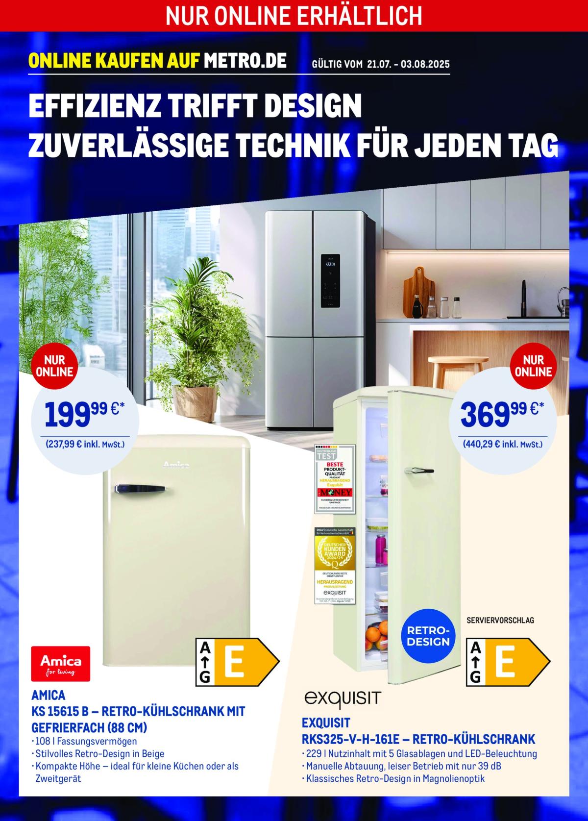 Metro - Online: Technik Angebote-Prospekt gültig vom 21.07. bis 03.08.