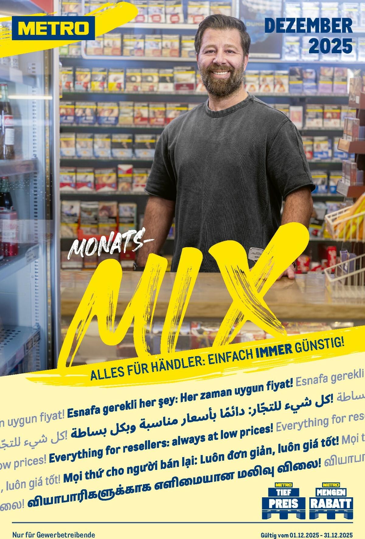 Metro - Monats-Mix-Prospekt gültig vom 01.12. bis 31.12.