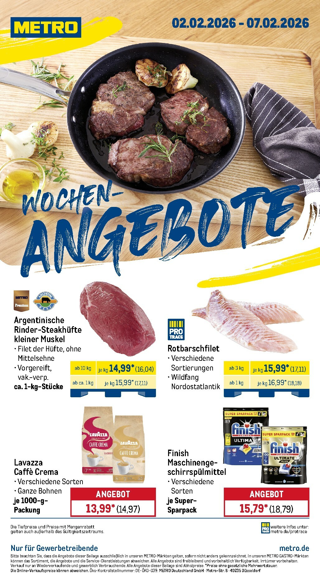 Metro - Wochen-Angebote-Prospekt gültig vom 02.02.2026 bis 07.02.2026