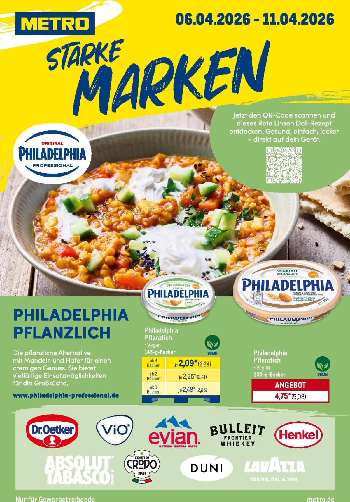 Metro - Starke Marken-Prospekt gültig vom 06.04.2026 bis 11.04.2026