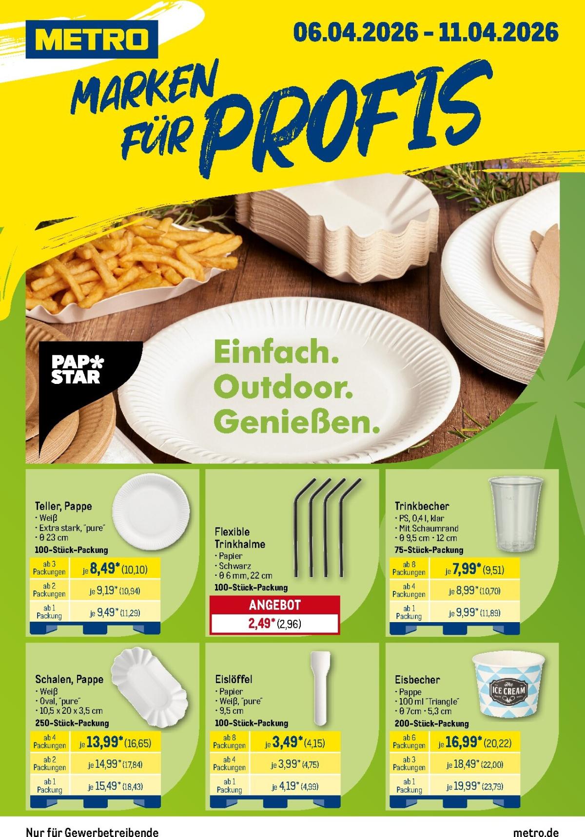 Metro - Starke Marken Profis-Prospekt gültig vom 06.04.2026 bis 11.04.2026