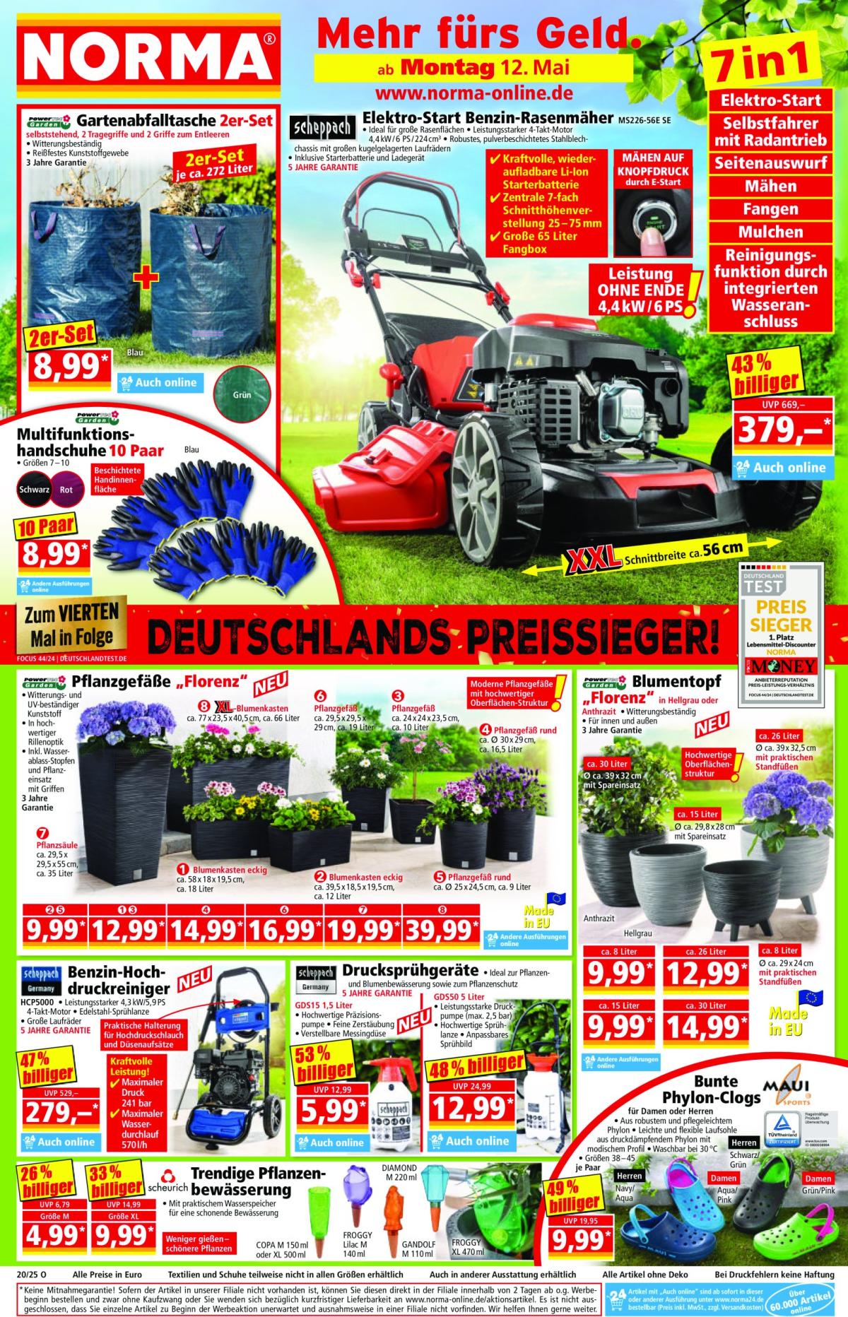 Norma-Prospekt gültig von 12.05. bis 17.05.