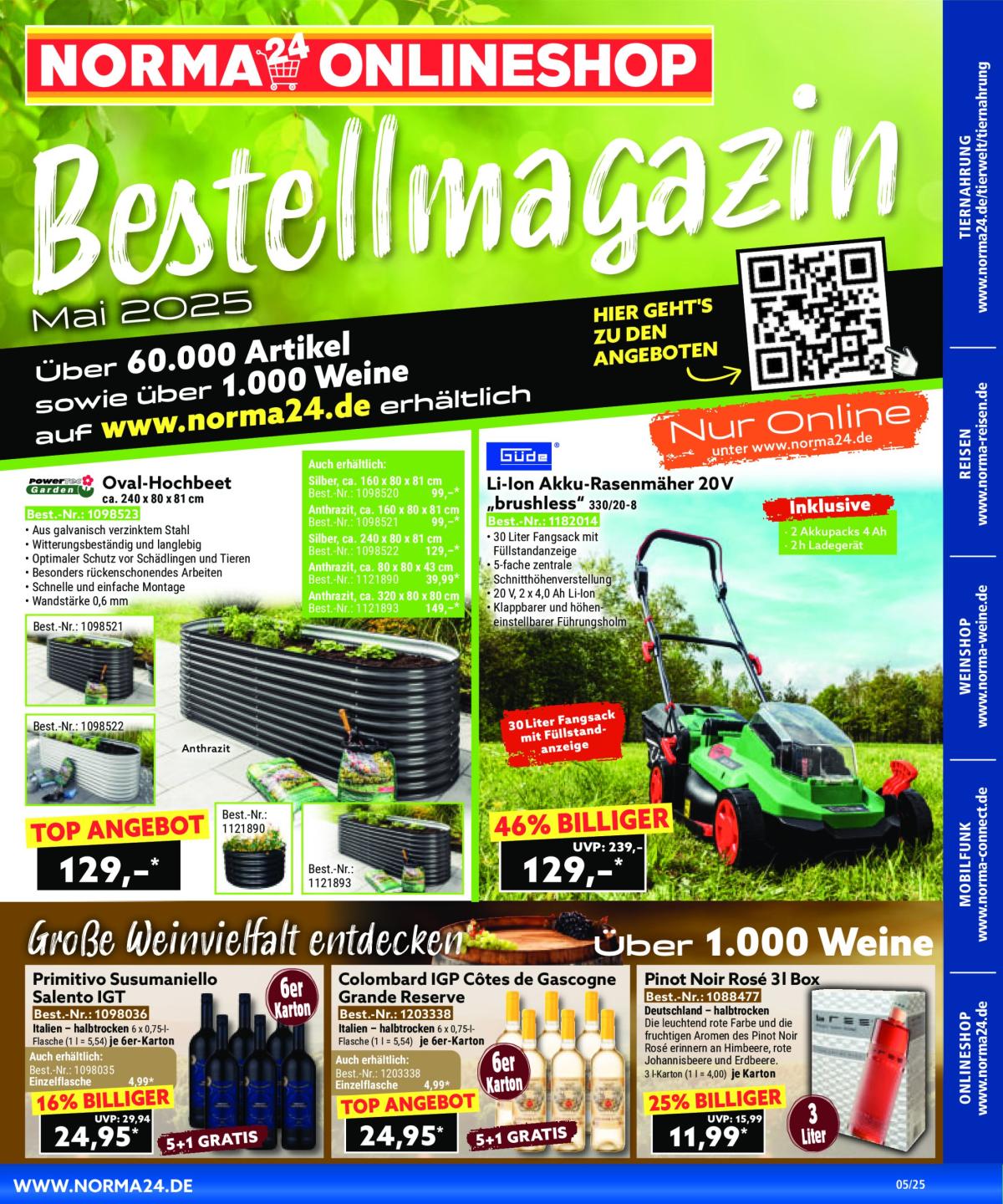 Norma - Bestellmagazin-Prospekt gültig von 01.05. bis 31.05.
