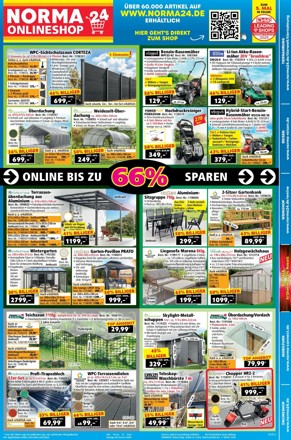 Norma24 - Onlineshop-Prospekt gültig vom 25.08. bis 31.08.