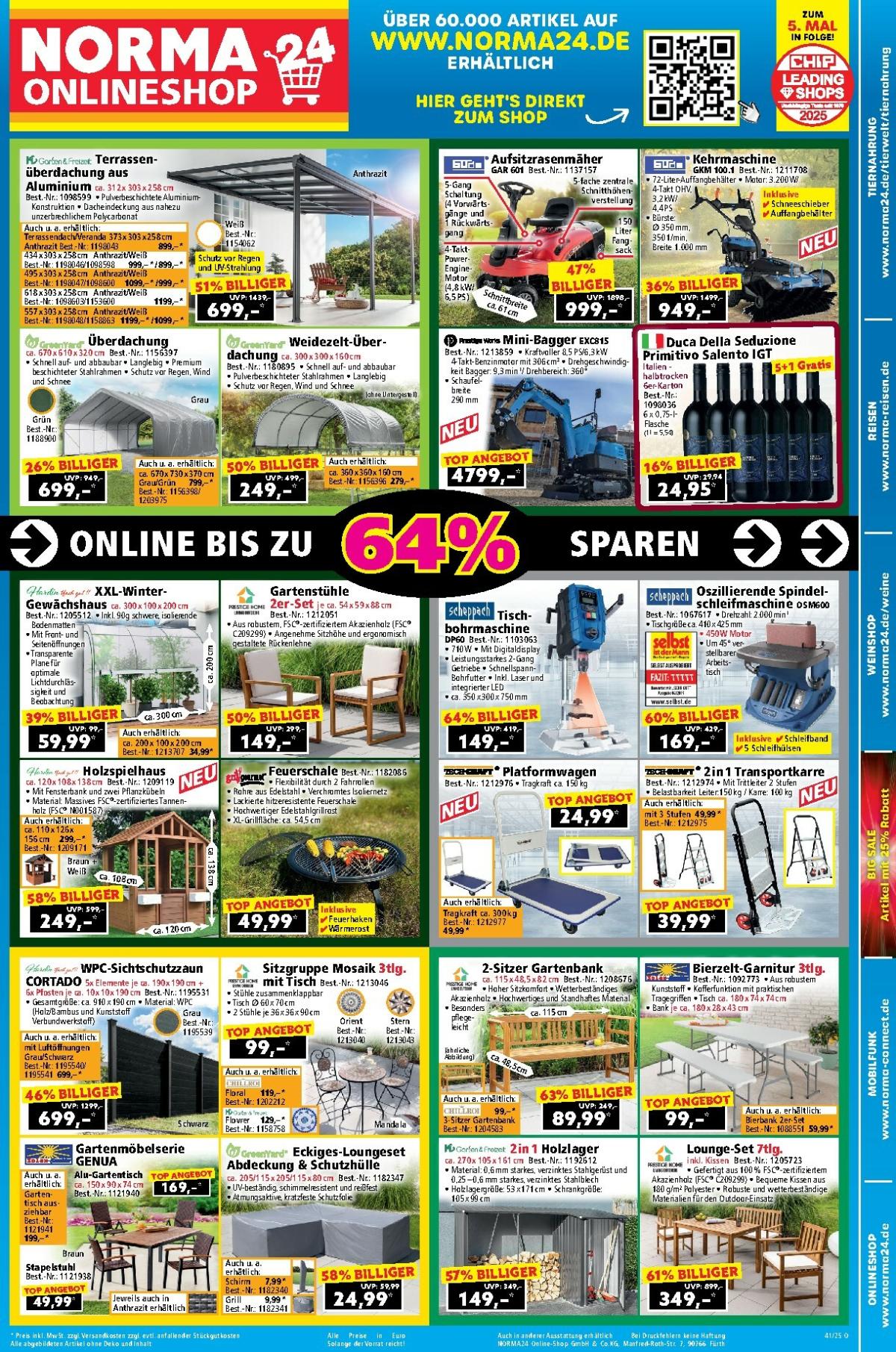 Norma24 - Onlineshop-Prospekt gültig vom 06.10. bis 12.10.
