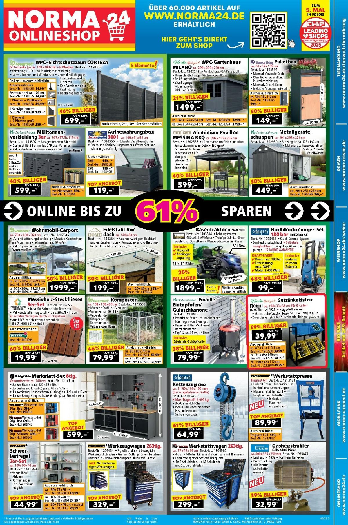 Norma24 - Onlineshop-Prospekt gültig vom 27.10. bis 02.11.