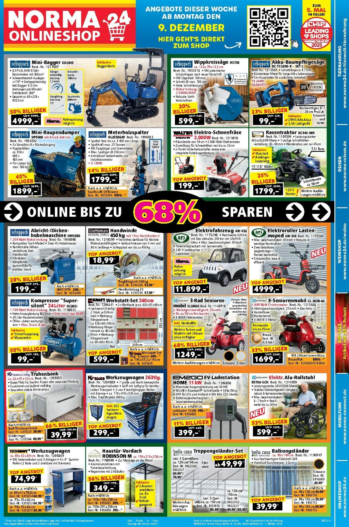 Norma24 - Onlineshop-Prospekt gültig vom 08.12. bis 14.12.